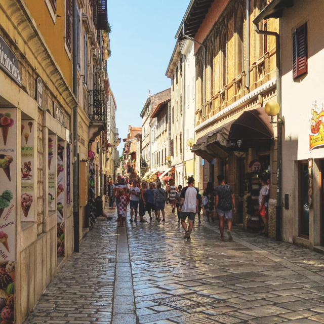 Hoofdstraat Poreç